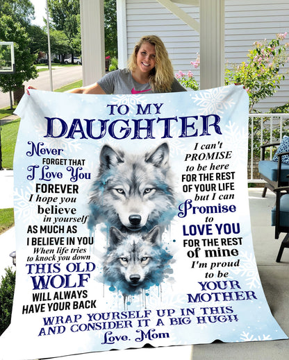 Daughter Fluffy Sherpa Blanket