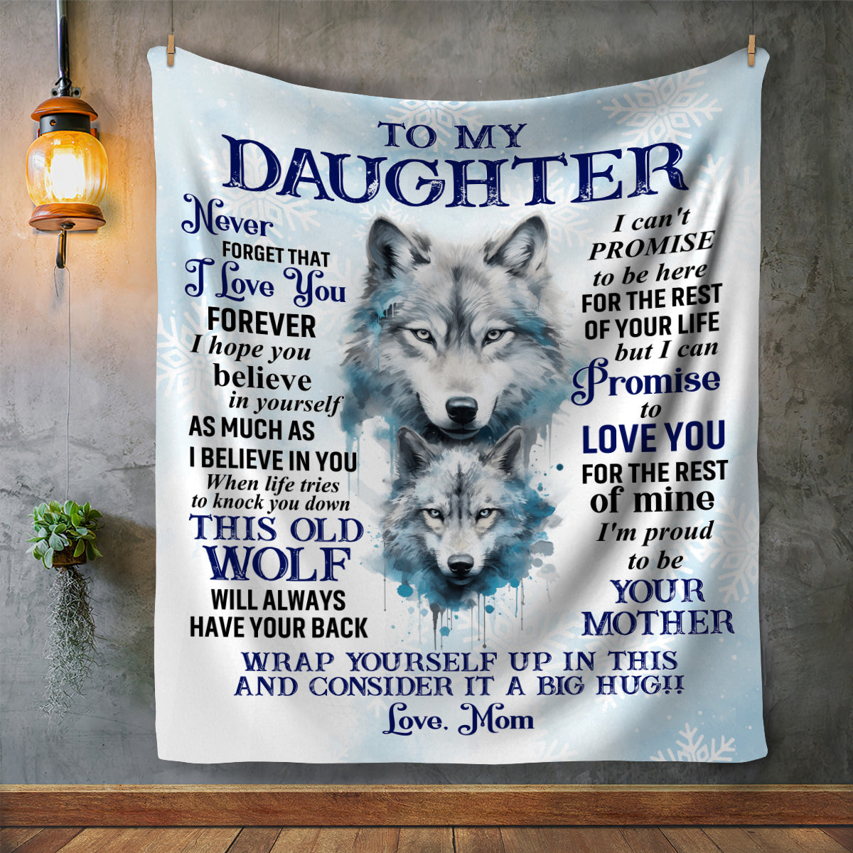 Daughter Fluffy Sherpa Blanket