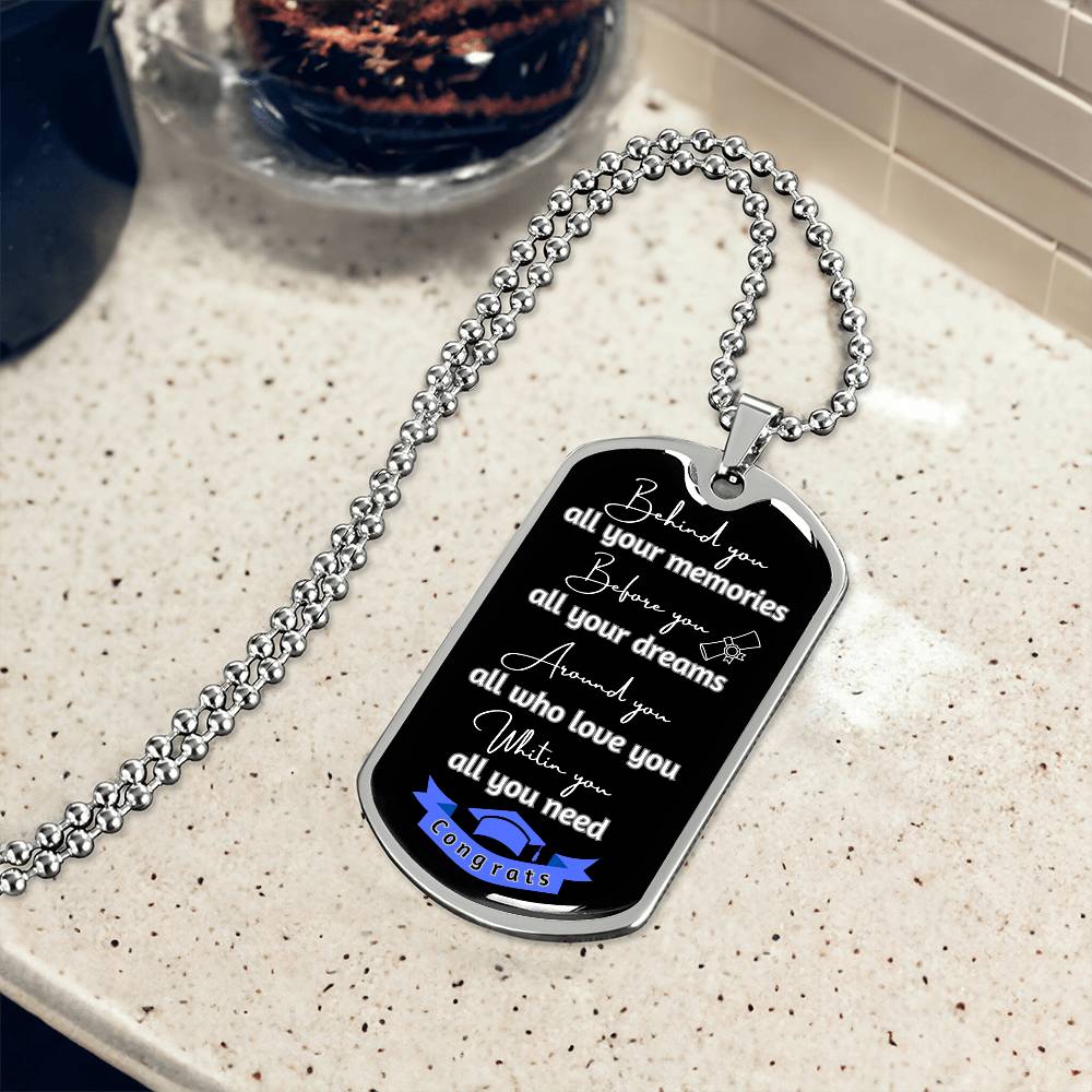 Congrats dog tag