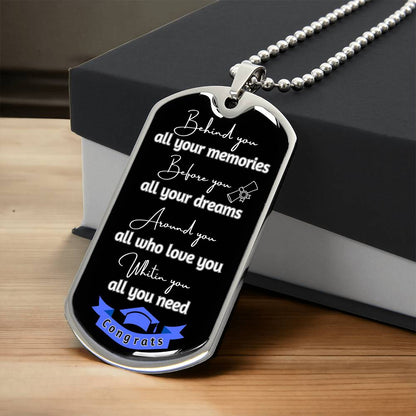 Congrats dog tag