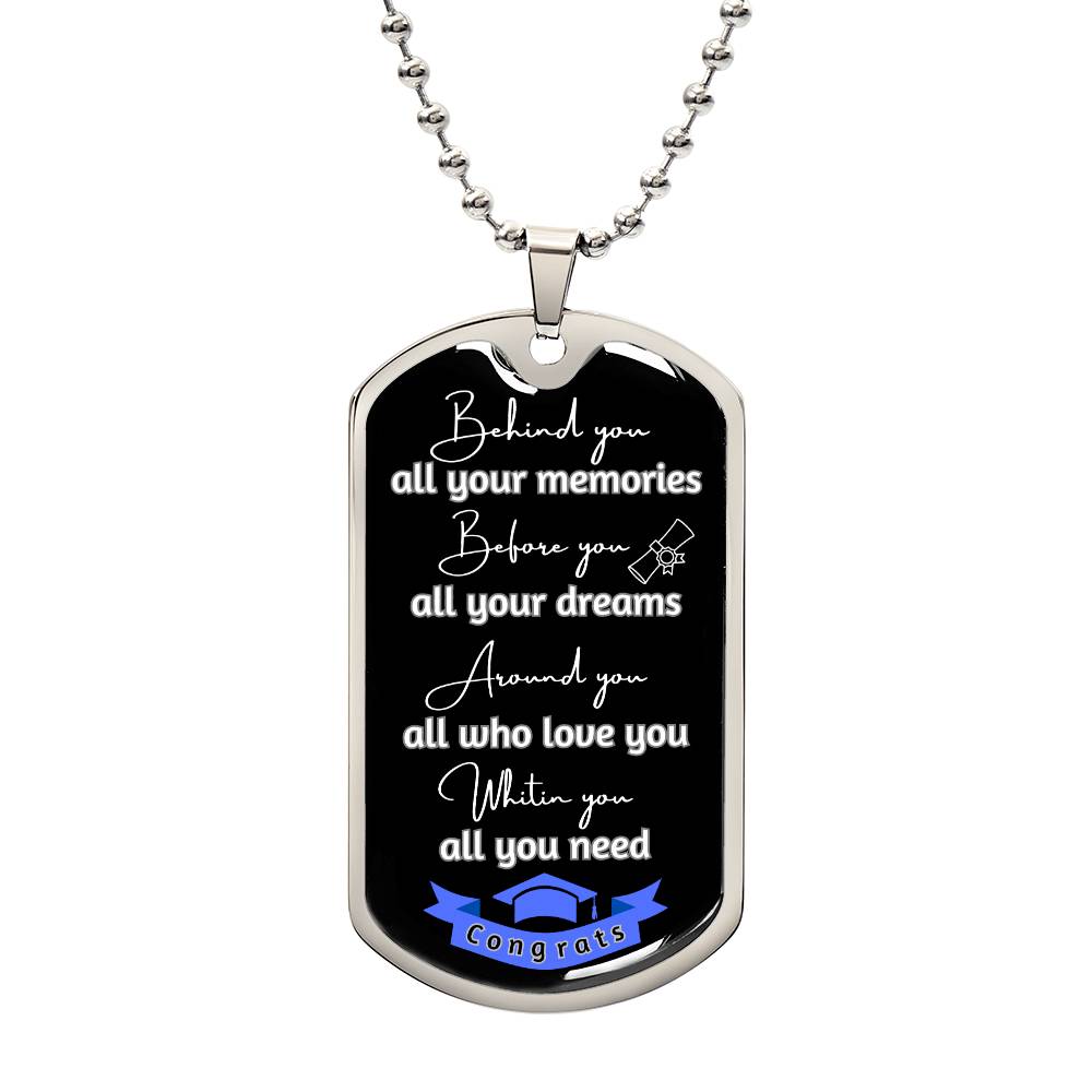 Congrats dog tag