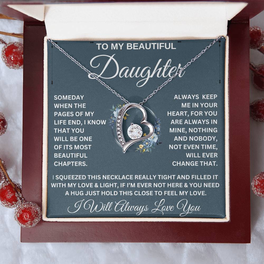 Beautiful Daughter Forever Love Necklace