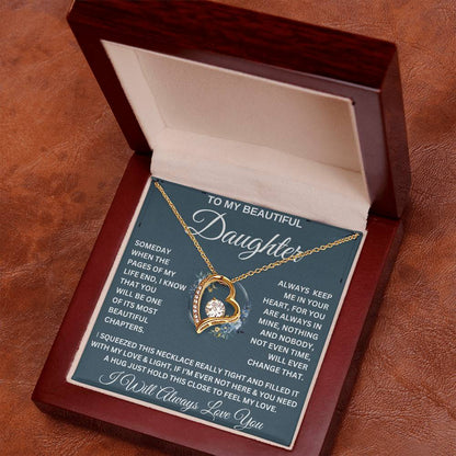 Beautiful Daughter Forever Love Necklace