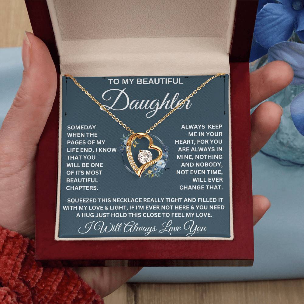 Beautiful Daughter Forever Love Necklace