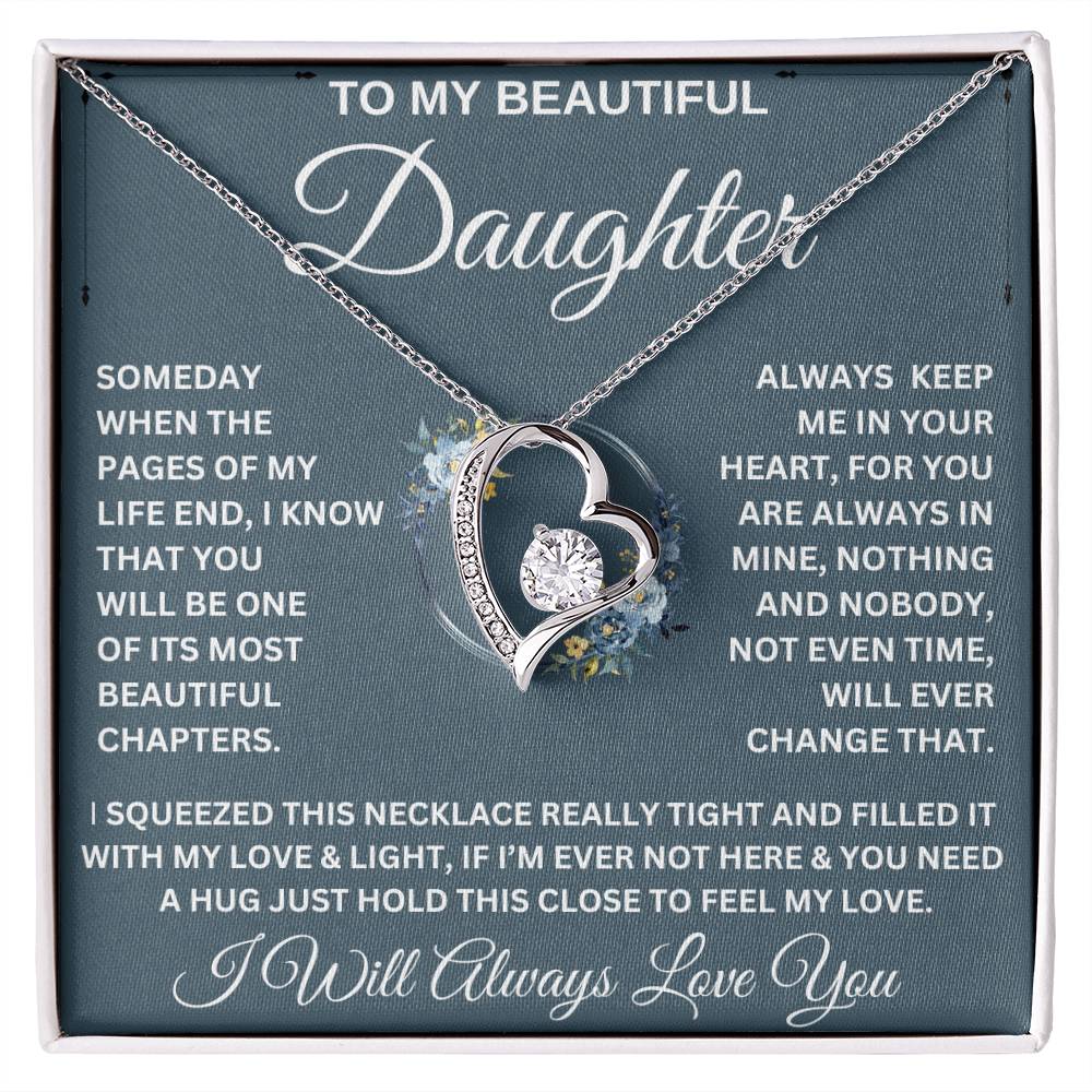 Beautiful Daughter Forever Love Necklace