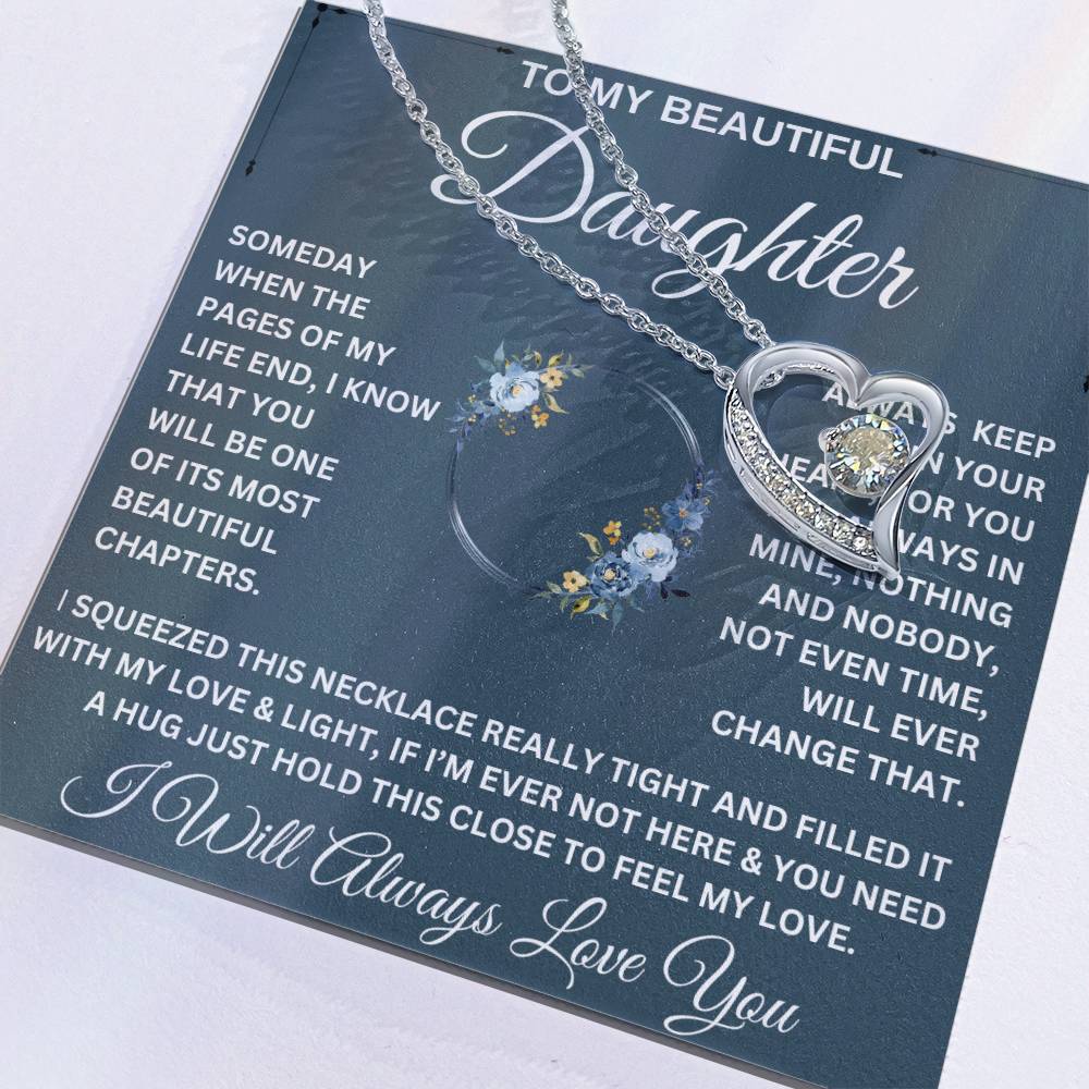 Beautiful Daughter Forever Love Necklace